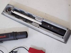 lot 78 image: Craftsman Digital Torque Wrench and Engine Timing Light