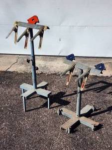 lot 85 image: (2) Adjustable Welding Stands