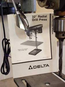 lot 125 image: Delta 32 Radial Drill Press