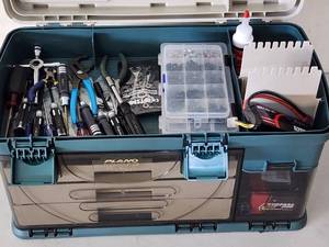 lot 157 image: RC Car Toolbox with Contents