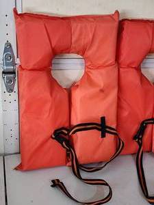 lot 122 image: (2) Adult Size Life Vests