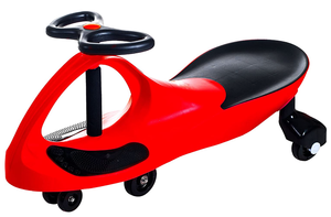 lot 106 image: Wiggle Car Ride On Toy in Red (OPEN BOX)