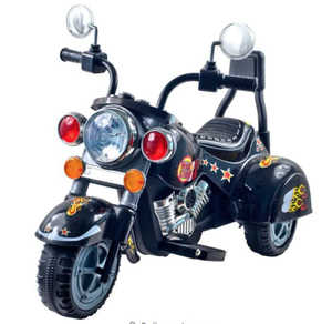 lot 119 image: Lil Rider 80-YJ119B Lil Rider Road Warrior Motorcycle - Black (OPEN BOX)