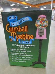 lot 159 image: Great Northern Popcorn 83-DT5683-P Gumball Machine 15 in Pink (OPEN BOX)