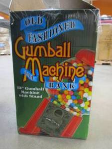 lot 160 image: Great Northern Popcorn 83-DT5683-R Gumball Machine 15 in Red (OPEN BOX)