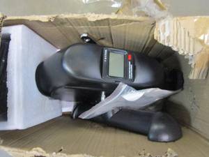 lot 222 image: Wakeman 80-5129 Portable Fitness Pedal Stationary Under Desk Indoor Exercise Easy Cardio Bike