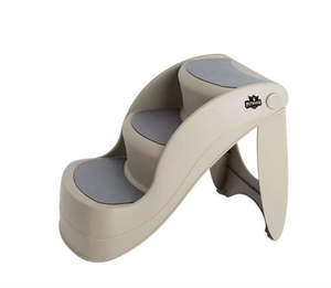lot 265 image: Petmaker Nonslip Foldable Dog Pet Stairs, 3 Steps, 14.5 (OPEN BOX)