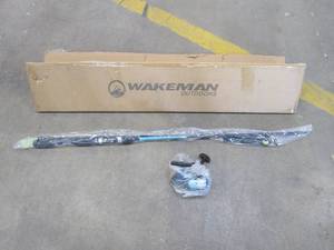 lot 285 image: Fishing Rod & Reel Combo - Fiberglass Pole, Spinning Reel for Beginners-Pre-Spooled with 10lb Test Breakline Series by Wakeman Outdoors (Turquoise) (80-FSH2010)