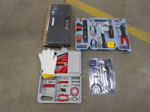 lot 295 image: Small Lot of Hand Tool Kits - Sockets, Screwdrivers, Wrenches & More