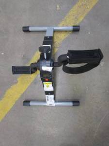 lot 263 image: Portable Under Desk Stationary Fitness Machine Collection - Indoor Exercise Pedal Machine Bike (OPEN BOX)