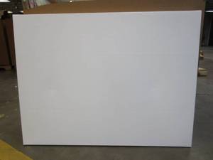 lot 306 image: Blank Canvas With Wood Frame. Approximate Dimensions 30 x 40 - SOLD AS IS