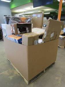 lot 350 image: Wholesale Pallet of a Little Bit of Everything  - Blankets, Sporting Goods, Small Appliances, Electronics & More