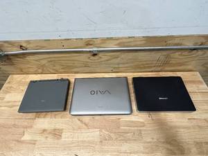 Lot of 3 Laptops- Sony, Compaq and NEC