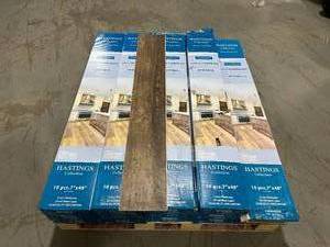UNITED WEAVERS Lot of 12 Boxes of 100% Waterproof Luxury Vinyl Plank Flooring- Hastings Collection in Provincial (283.68 sq. ft.)