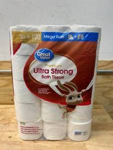 PREMIUM Ultra Strong Bath Tissue (30 Mega Rolls)