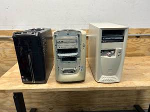 Lot of 3- Desktop Computers