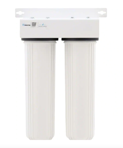 lot 27 image: Home Master  Whole House 2-Stage Water Filtration System with Multi Gradient Sediment and KDF85Catalytic Carbon (OPEN BOX)