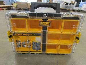 lot 15 image: DEWALT  TOUGHSYSTEM 2.0 10-Compartment Deep Small Parts Organizer (NICE CONDITION)