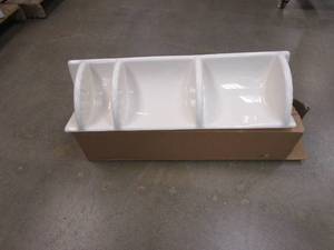 lot 24 image: American Standard  4-Shelf Corner Caddy in Cream