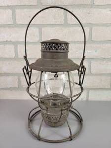 lot 300 image: Antique ADLAKE The Northwestern Lines Railroad Lantern