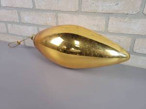 lot 305 image: 1960s Giant Kugel Hand Blown Glass Christmas Ornament - Austria