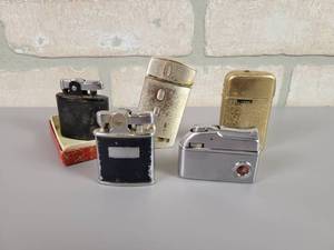 lot 318 image: (5) Vintage Lighters