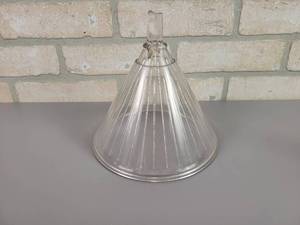 lot 330 image: Antique MOONE Air Vent Glass Laboratory Funnel