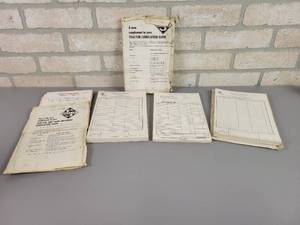 lot 337 image: Lot of SKELLY Jobber Pads and Supplement Tractor Sheets