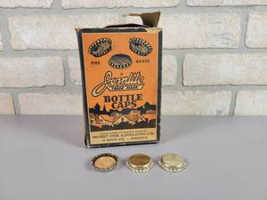 lot 370 image: Vintage Jointite Bottle Caps in Original Box