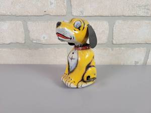 lot 385 image: Vintage Tin Litho Pat the Pup Wind-Up Toy - WORKS See Video - Made in Japan
