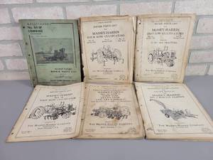 lot 433 image: (6) Massey-Harris Manuals