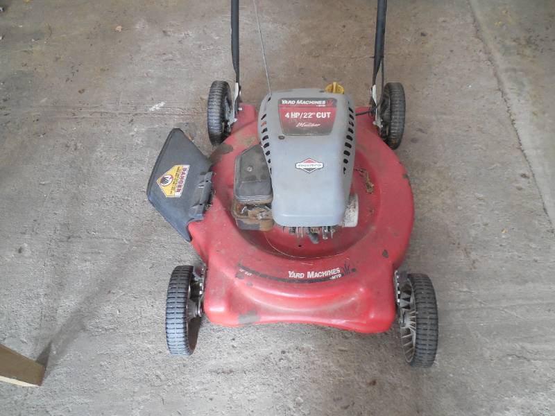 Yard machine discount 4hp 22 cut