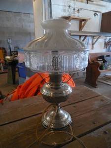 lot 21 image: Antique electric lamp