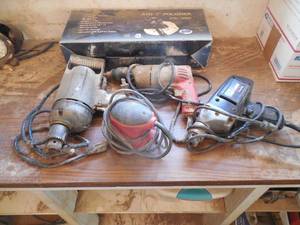 lot 33 image: Electric Tools Lot - Drill, Sander, Screw Gun