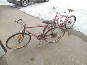 lot 102 image: 2 antique bikes