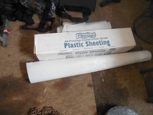 lot 124 image: 3 partial rolls of poly