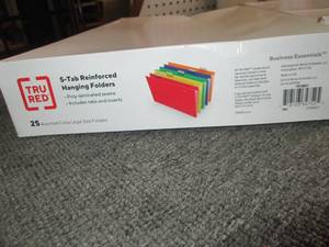 2 boxes of 25 5-tab reinforced hang...
