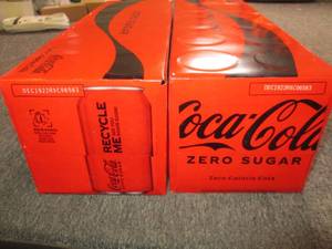 2 cases of 12 oz cans of coca-cola ...