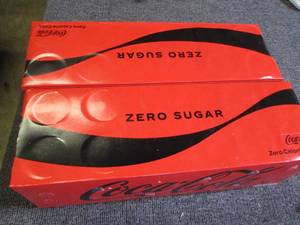 2 cases of 12 oz cans of coca-cola ...