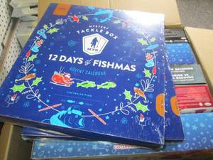 box of 7 overstock advent calendars...