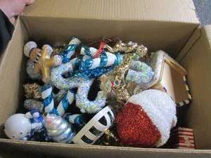 box of christmas overstock  decorat...