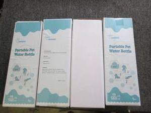 4 portable pet water bottles ...