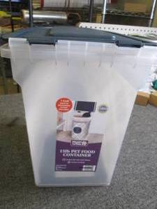 15lb pet food container ...