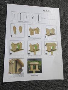 wood bird feeder ...