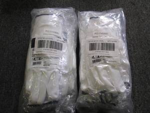 2 12 packs of g tek Xl white glove...