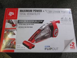 dirt devil cordless flipout vacuum...