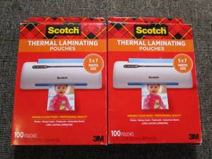 2 packages of thermal laminating po...