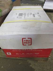 20lbs of tru red copy paper 8.5 x 1...