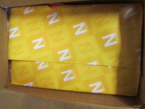 case of 3 reams of orange 8.5 x 14 ...
