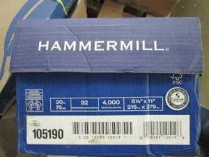 case of hammermill 8.5 x 11 copy pa...